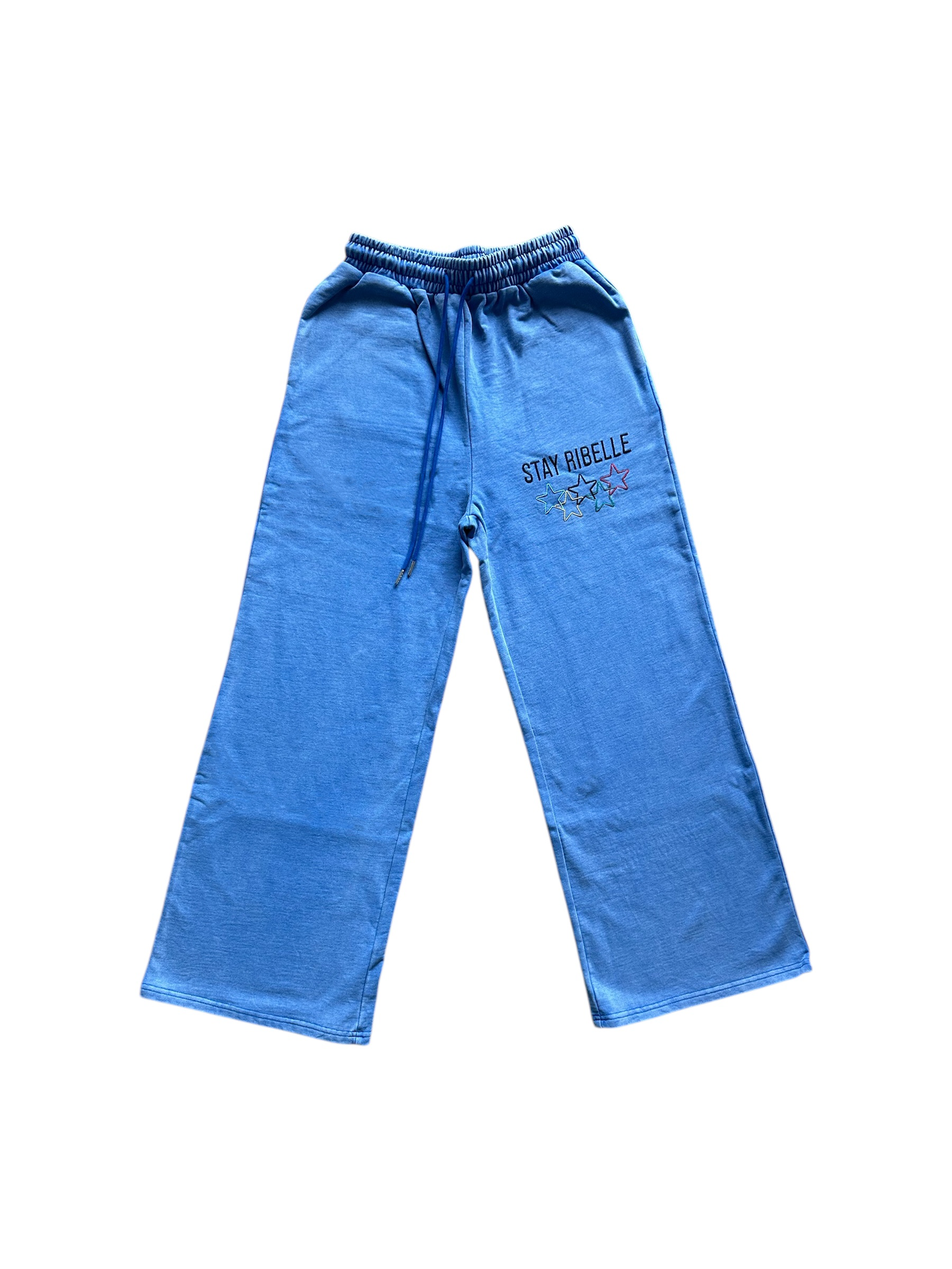 WASHED BLUE OLYMPIC SWEATPANTS