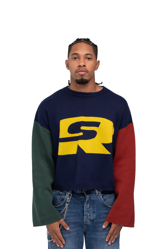 COLOR BLOCK SWEATER