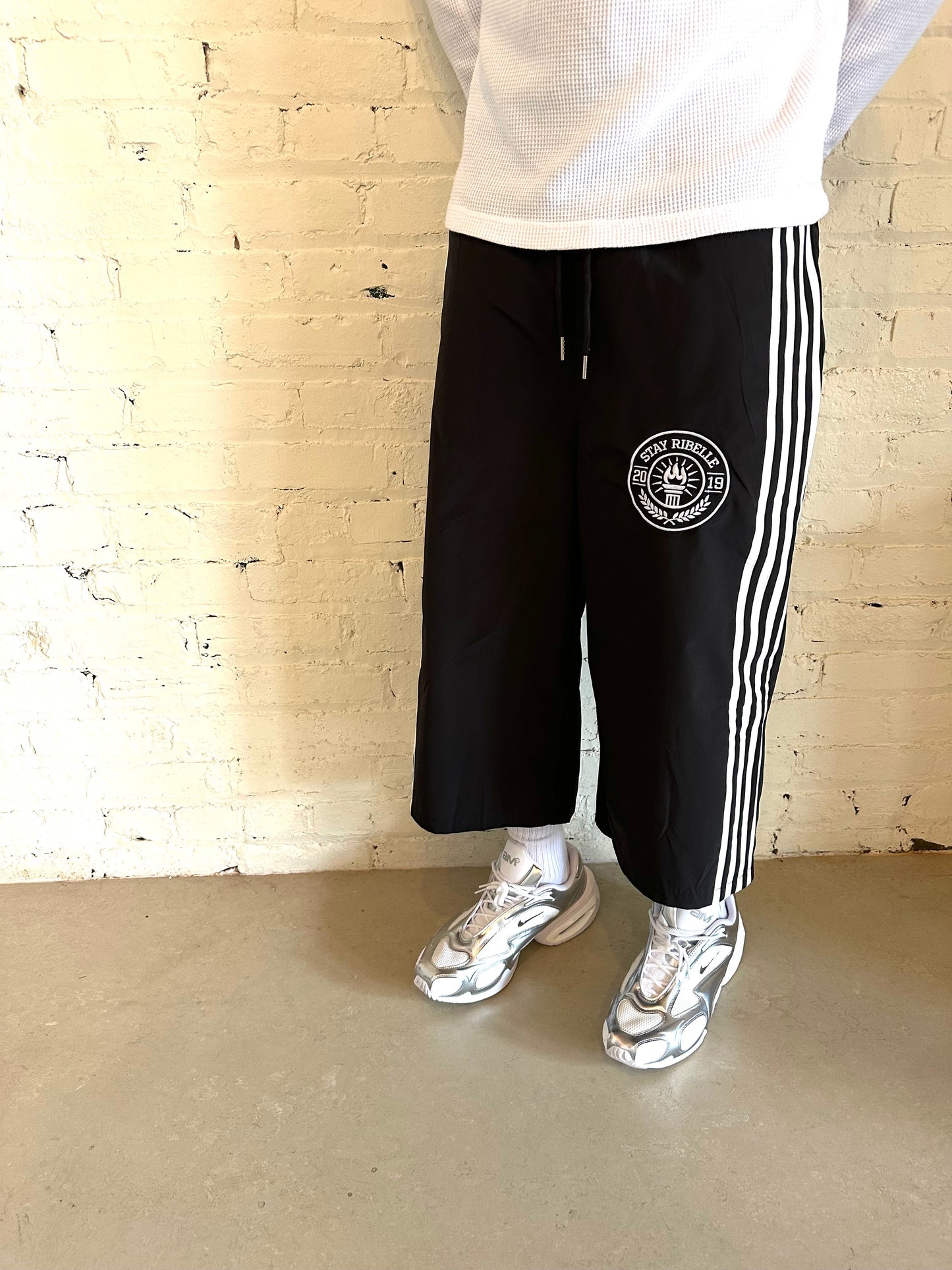 ORIGIN 3/4 NYLON SWEATS (BLACK)