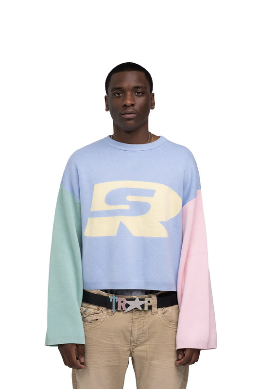 COLOR BLOCK SWEATER (PASTEL)